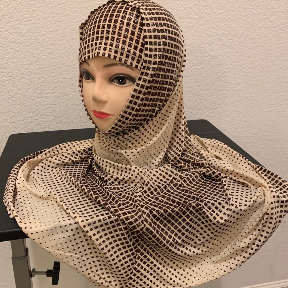 Women’s 2 pieces Hijab set, one size fits all